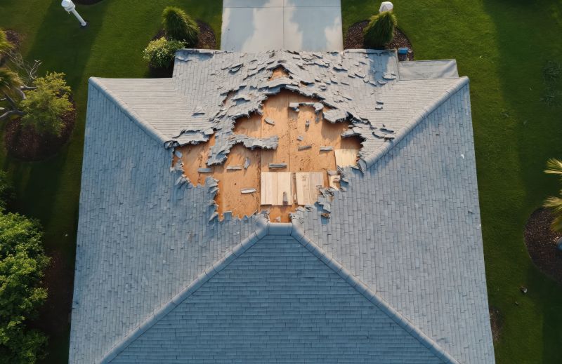 Hail Damage Roof Repair detail